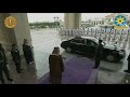 لحظة وصول الرئيس السيسي للمشاركة في القمة العربية الإسلامية المشتركة غير العادية بمدينة الرياض