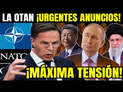 ÚLTIMA HORA de EEUU, JEFE de la OTAN Mark Rutte hace URGENTES ANUNCIOS sobre IRÁN, RUSIA y URANIA