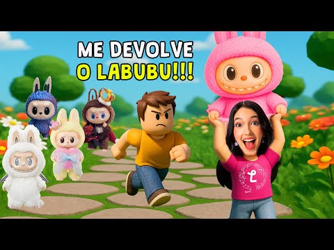 ROUBEI UM LABUBU LEGENDÁRIO E GIGANTE PARA MINHA COLEÇÃO