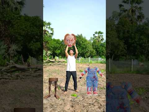 Funny Vfx Chucky Tung Tung Sahur Flying Body Parts #funny #shorts