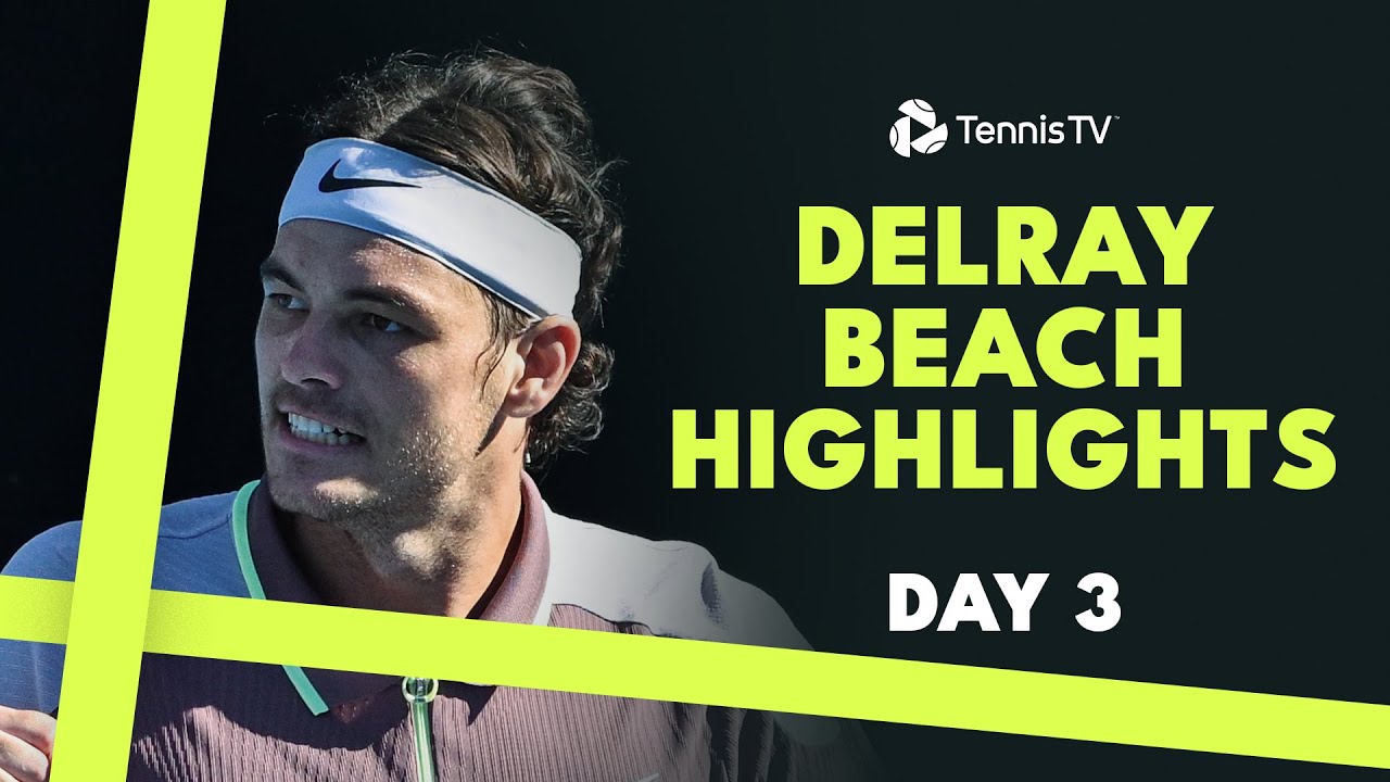 Fritz Opens Campaign Against Borges; Arnaldi, Mannarino Feature | Delray Beach 2024 Day 3 Highlights