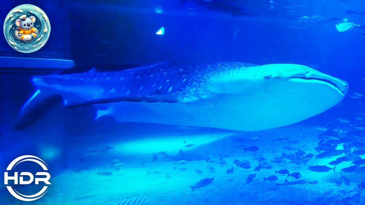 Crazy sized Aquarium in Japan:Night Walk #5 🚶‍♂️4K HDR🎥