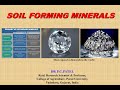 Soil Minerals and Their Properties