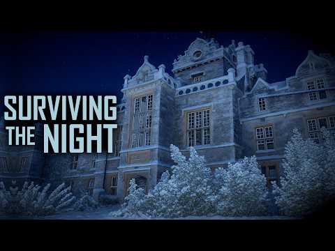 SURVIVING the Night at a HAUNTED ABANDONED Mental Hospital