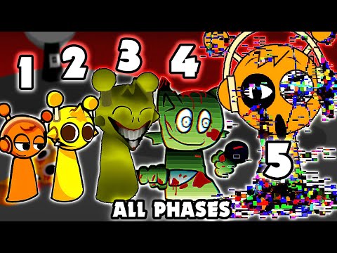 SPRUNKI ALL PHASES (0-7) | Incredibox Sprunki - Pibby Corrupted Sprunki (Horror Mod Fnf)