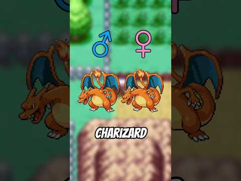 DIFERENCIAS DE GÉNERO DESCARTADAS EN POKEMON #shorts