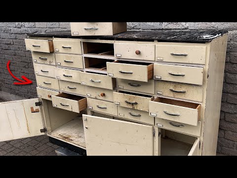 My BIGGEST Furniture Restoration.. Filthy Medicine Cabinet