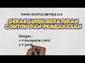 Kuis Gerak Lurus Beraturan
