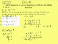 Solving Systems of Linear Equations