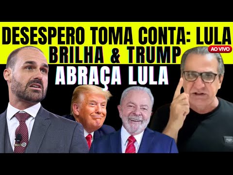 [AO VIVO] EDUARDO SURTA COM LULA E TRUMP JUNTOS: A CASA VAI CAIR E DUDU PODE SER EXPULSO DOS EUA.