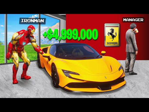 Robbing Car Dealership as Superheroes in GTA!