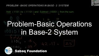 Problem-Basic Operations in Base-2 System