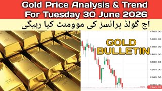Gold Price Analysis & Trend For Tuesday 30 June 2026/Resistance & Support  of Gold For Today