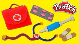 🏥 How To Make A Medical Kit With Play Doh 😷