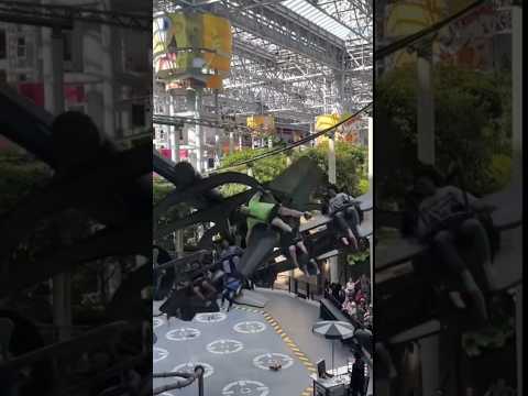 She laughs at uncle during ride malfunction. #laugh #amusementpark #fypシ #malfunction #firstround