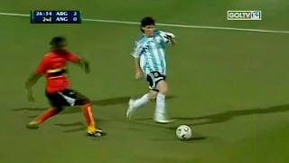 Lionel Messi vs Angola (Friendly) 2005-06 English Commentary