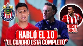🚨NOTICIAS CHIVAS ¡HABLÓ EL 10 DEL EQUIPO! TRISTE FINAL PARA BENJA! TODOS LOS DETALLES ANTE SAN LUIS