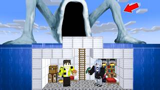 ПЕРЕЖИЛИ НОЧЬ В ПОДВОДНОМ БУНКЕРЕ С ПОЖИРАТЕЛЕМ МОРЕЙ В МАЙНКРАФТ SEA EATER MINECRAFT БИТВА