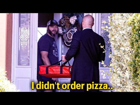 Door to Door Pizza Salesman