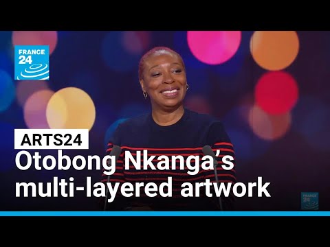 YouTube video thumbnail: Sculpting Rocks, Threads and Poems: Otobong Nkanga’s Multi-Layered Artwork