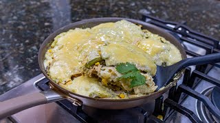 Pastel Azteca ¡Sin Usar el Horno! 🥘😋