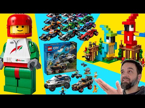 LEGO Spring 2025 REVEALS! Giant fig, Minecraft Parrots, Police, F1 blind boxes 40819 60449 21282