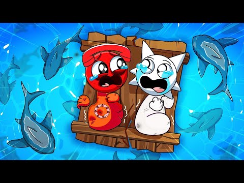 Incredibox Sprunki Survived 7 Days Stranded At Sea | Incredibox Sprunki Animation