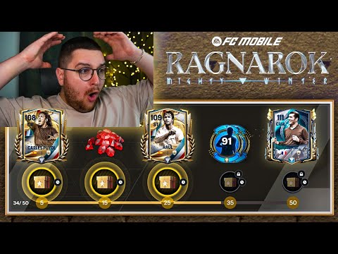 РУССКАЯ РУЛЕТКА ... 111 OVR в ОТКРЫТИИ ПАКОВ в FC MOBILE 25: Ragnarok Pack Opening