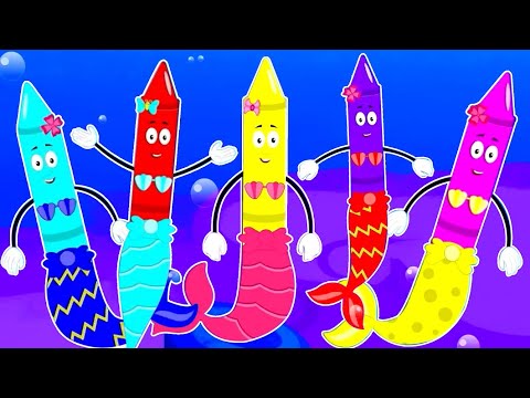 Five little Mermaid Nursery Rhymes And Baby Songs
