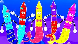 Five little Mermaid Nursery Rhymes And Baby Songs