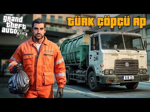 GTA 5 TÜRK ÇÖPÇÜ ROLEPLAY - SOKAKLARI TEMİZLİYORUZ