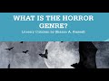 Understanding Horror Literature Concepts