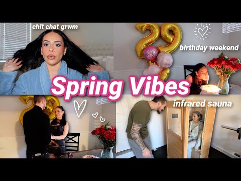 Infrared Sauna Unboxing, Life Update, Chit Chat Get Ready With Me, Birthday Weekend 🎀