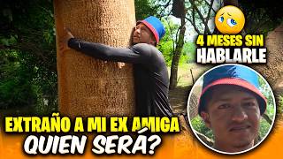 Miguel dice que EXTRAÑA A SU EX y abrazo el árbol pensando en ella