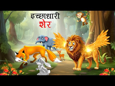 इच्छाधारी शेर | ichhadhari Sher | HINDI KAHANIYA | COMEDY FUNNY STORIES | Hindi Kahani | Kahani