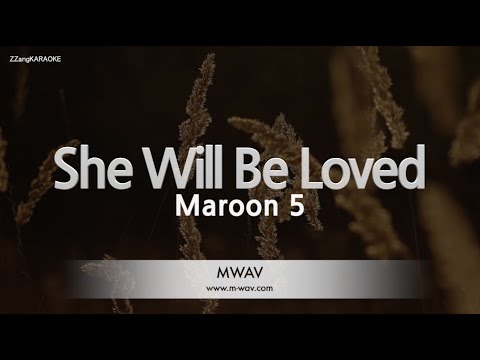 Maroon 5-She Will Be Loved (Karaoke Version)