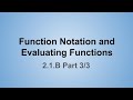 Evaluating Function Notation and Input-Output Values