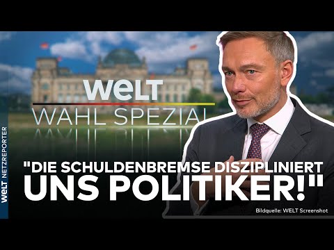 WAHL-SPEZIAL: "Da sage ich nö!" FDP-Chef Christian Lindner steht Rede und Antwort im WELT-Studio!