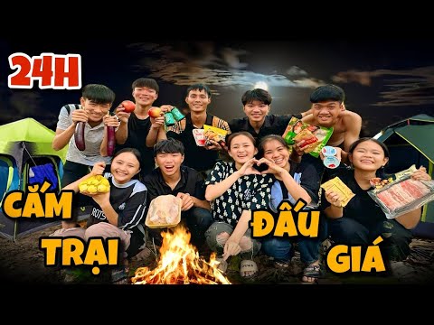 Anh Ba Phai | Thử Thách 24h Cắm Trại Đấu Giá - Hãy Chọn Giá Đúng ⛺