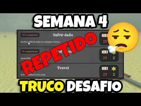 TRUCO *SEMANA 4* DESAFIO REPETIDO (GLITCH) MUY FACIL en RIELES MUERTOS 😱 Dead Rails