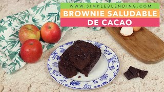 INCREÍBLE BROWNIE EN 3 MINUTOS DE MANZANA Y CHOCOLATE | Receta de brownie saludable en microondas