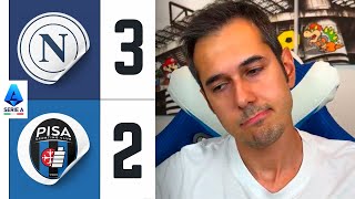 🧐 UNA VITTORIA SUDATA‼️ NAPOLI-PISA 3-2