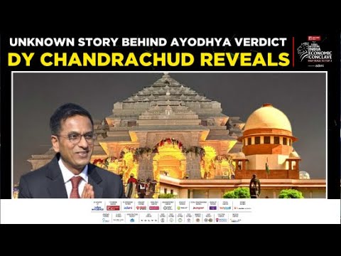 Who Authored The Ayodhya Judgement DY Chandrachud Reveals? | India Economic Conclave 2024 | ET Now