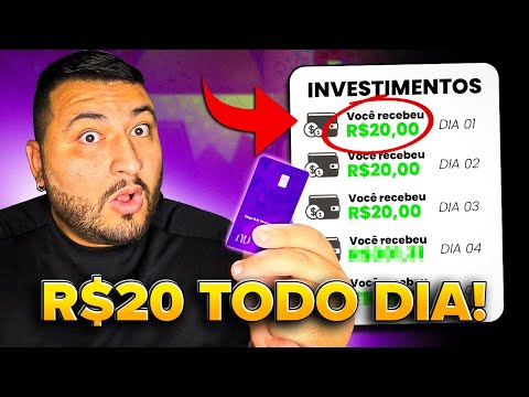 Como GANHAR R$20 por DIA com INVESTIMENTOS sem TRABALHAR!