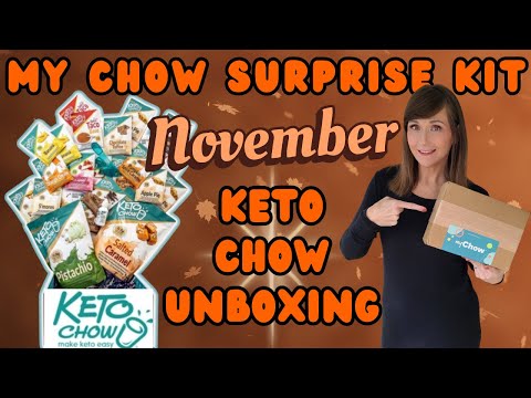 Keto Chow November "My Chow Surprise Kit" Unboxing & RECIPES😁