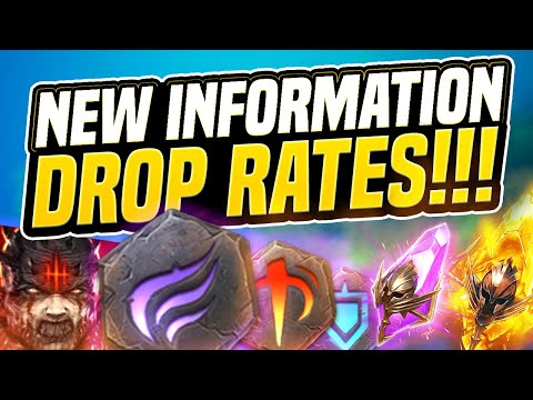 NEW INFORMATION! DROP RATES EXPLAINED! - Raid Shadow Legends .