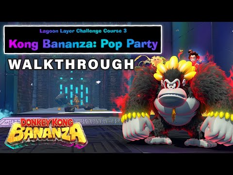 How to do Pop Party Challenge | All Balloons & Bananas ► Donkey Kong Bananza