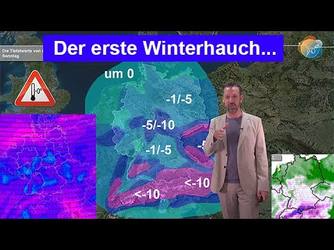 Nach November-Wärme der 1. Winterhauch mit (Bergland)Schnee & Frost. Wetterbericht 14.-23.11.2025.