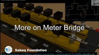 More on Meter Bridge