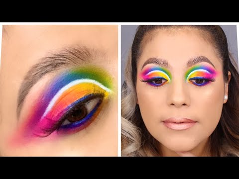 MAQUILLAJE COLORIDO DE OJOS PASO A PASO | May Orsa